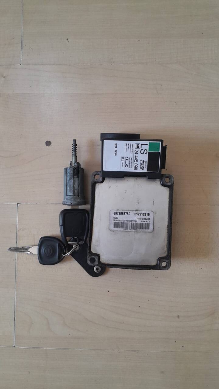 Kit Pornire Opel Astra G 1.7 DTI (Y17DT) - Calculator ECU 12212819 + Imobilizator + Cheie